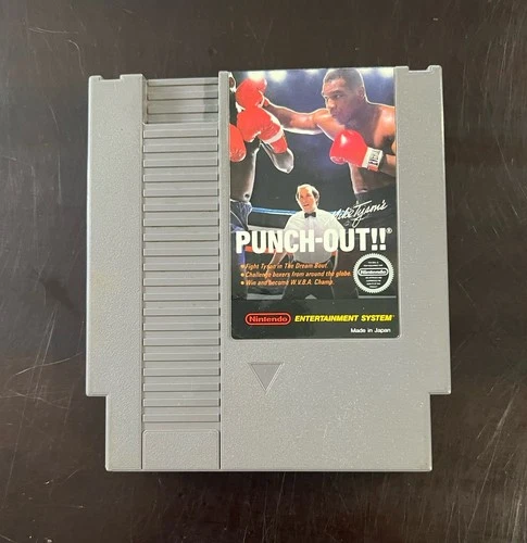 Mike Tyson's Punch-Out (Nintendo NES, 1987) Authentic - Tested & Working