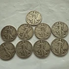 9x Lot Walking Liberty Half Dollar - 90% Silver #3