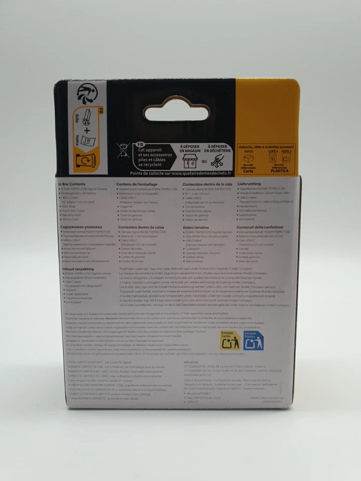 Kodak Pixpro FZ55 16MP Digitalkamera - Schwarz - Bild 3 von 4