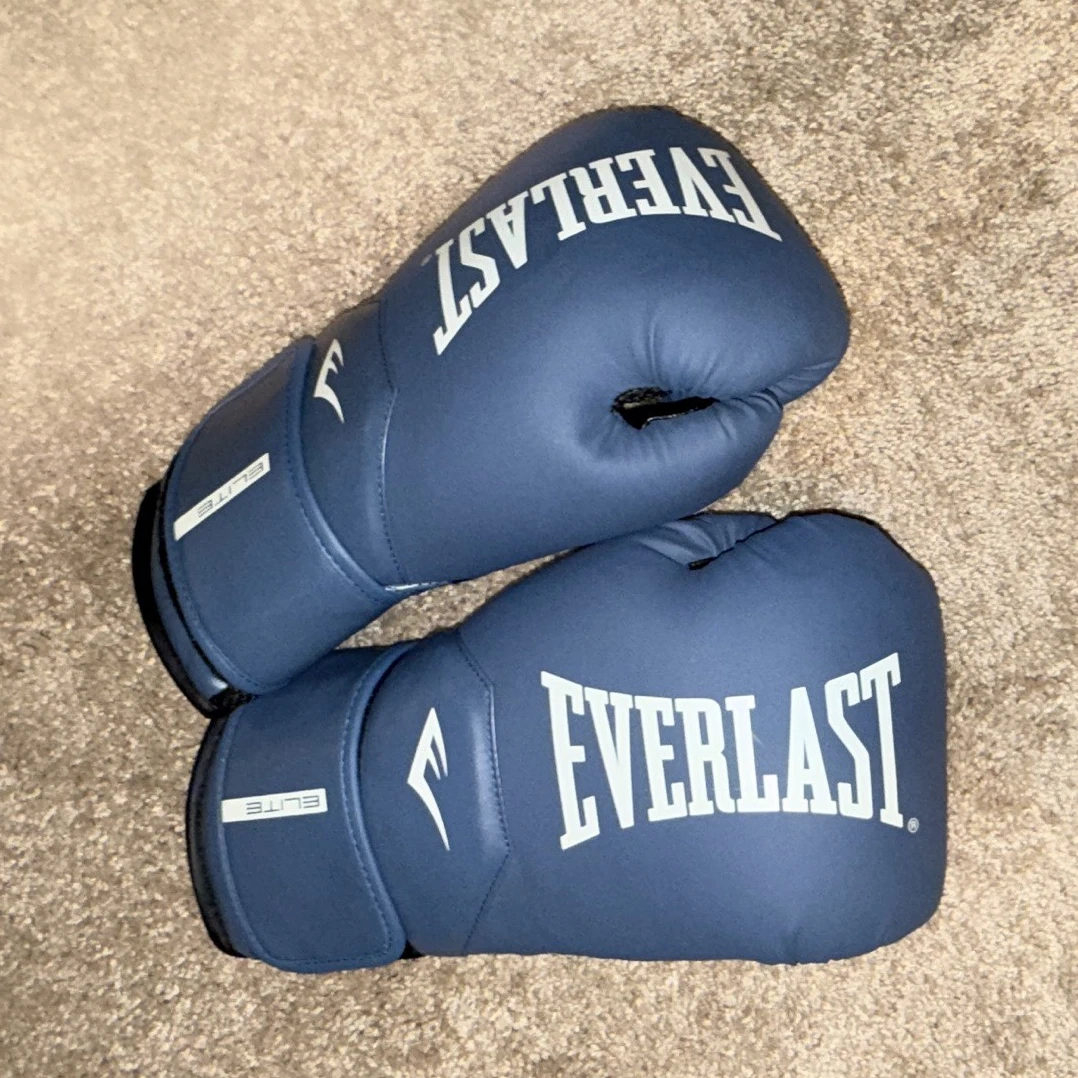 Everlast Blue 16 oz. Weight Boxing Gloves for sale | eBay