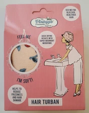 The Vintage Cosmetic Company Cherry Printed Hair Turban New in Box