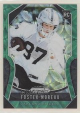 2019 Panini Prizm Rookies Green Scope Prizm 23/75 Foster Moreau #372 f1j