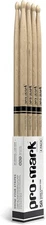 CLASSIC ATTACK 5A SHIRA KASHI OAK DRUMSTICKS OVAL WOOD TIP 3 PAIRS +1 FREE BEST