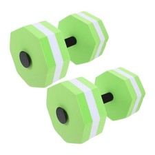 2 Pcs Aquatic Exercise Dumbbell Dumbbells Eva Water Swimming Weights