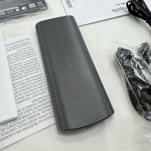 Nokia 105 4G, GSM telefono cellulare sbloccato Volte nero internazionale - SCATOLA APERTA - Foto 5 di 14