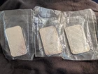 Three (3) ENGLEHARD  1 TROY OZ. .999 FINE SILVER BAR - Serial Numbered