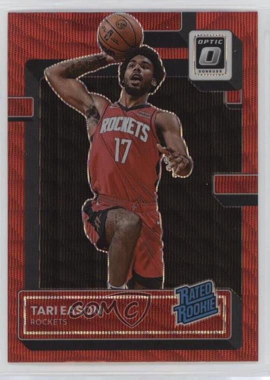 2022-23 Panini Donruss Optic Rated Red Wave Prizm Tari Eason #203 Rookie RC