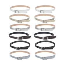 6Pair Detachable Ankle Straps: High Heel Straps Adjustable - Faux Shoes