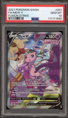 Pokemon Mew V Fusion Strike Full Alt Art #251 PSA 10 Gem Mint | eBay