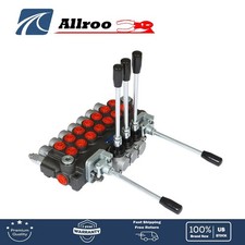 7 Spool 11GPM Hydraulic Directional Control Valve 40L,BSPP Interface 2 Joystick