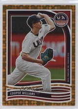 2024 Panini Stars and Stripes Orange 54/75 Cooper Williams #57 0c6