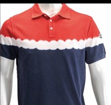 MONCLER Tie-dye Polo Shirt - sold out RARE 300 Retail Size XL - NEW NEVER WORN