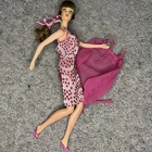 Vintage Talking Barbie Doll Brownette Ponytail Mattel Pink Sparkle #1440 WORKS!