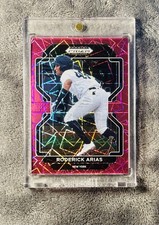 Roderick Arias 2022 Prizm Draft Picks Pink Velocity Prizm Parallel