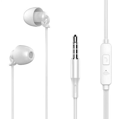 Kabelgebundene Schlafkopfhörer, weiche Silikon-Schlafkopfhörer, 3,5 mm