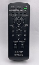 Sony RM-AMU009 Audio System Remote Control - Cleaned and Tested OEM