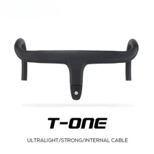Carbon Fiber Internal Cable Road Bike Integrated Handlebar 28.6mm with Spacers