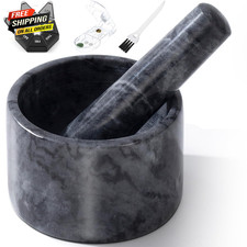 Pill Crusher, Mini Marble and Pestle Set, Pill Crusher Grinder Fine Powder