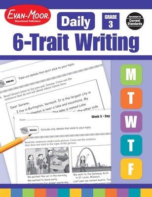 Evan-Moor Daily 6-Trait Writing, Grade 3, Homeschool and Classroom Resource ...