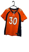 Phillip Lindsay Genuine Denver Broncos Nike Game Jersey Orange XL NFL