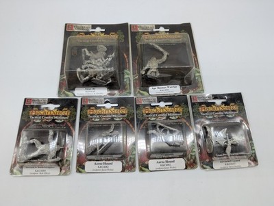 Vintage 2001 Kenzer & Company Hackmaster Miniatures Lot of 6 Miniatures all NIB