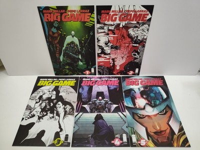 Big Game 1-5 Complete Comic Lot Run, NM, Mark Millar, Pepe Larraz, Image (2023)