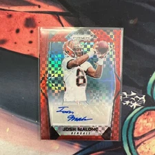 2017 Panini Prizm Red Power /49 Josh Malone #RA-JML Rookie Auto RC