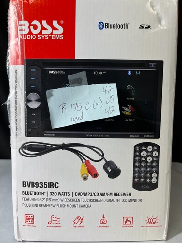 Boss Audio Systems BVB9351RC Silver Black Remote Control AM/FM Receiver - Picture 12 of 12