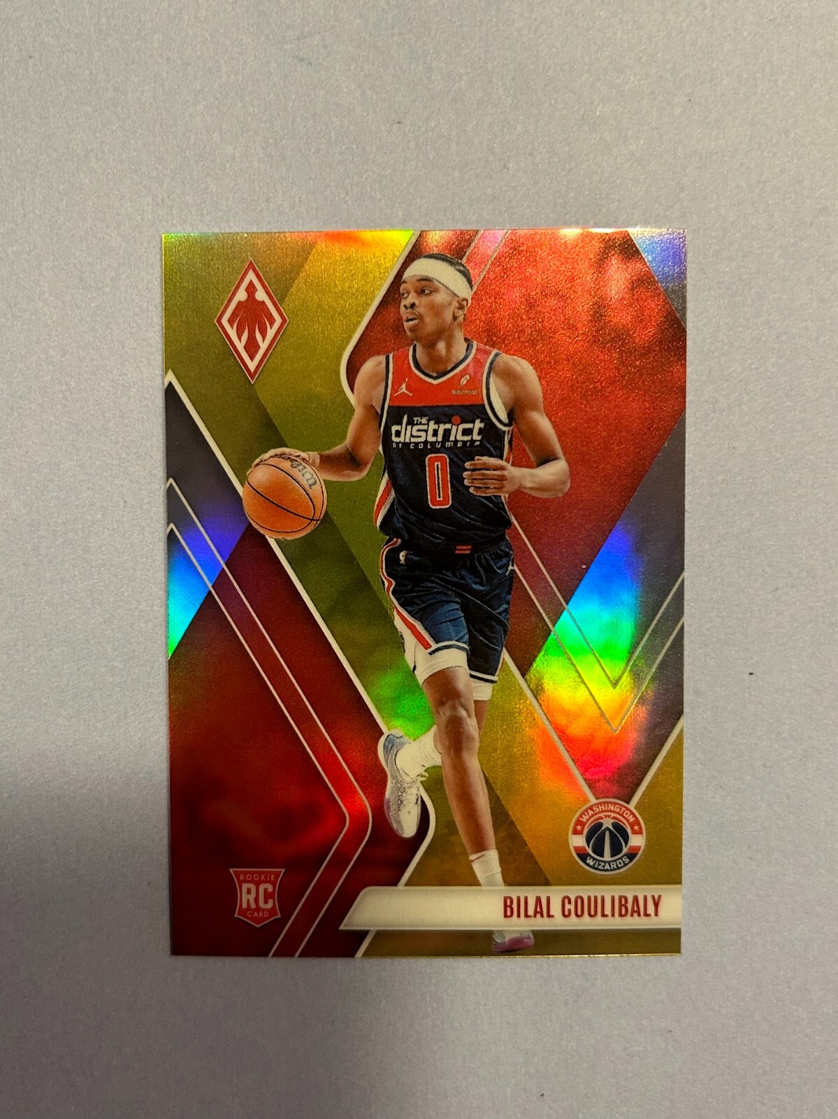2023-24 Panini Phoenix BILAL COULIBALY Rookie YELLOW /49 #285 Wizards RC