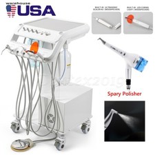 Portable Dental Unit with Air Compressor/Spary Polisher Polishing Handpiece Gun