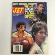 Jet Magazine March 4 2002 Denzel Washington & Halle Berry & Will Smith, VG