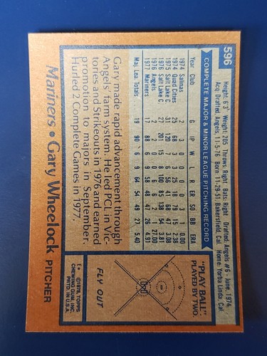 Tarjetas de béisbol Topps 1978 completa tu conjunto que elijas #529-630 - Imagen 129 de 195