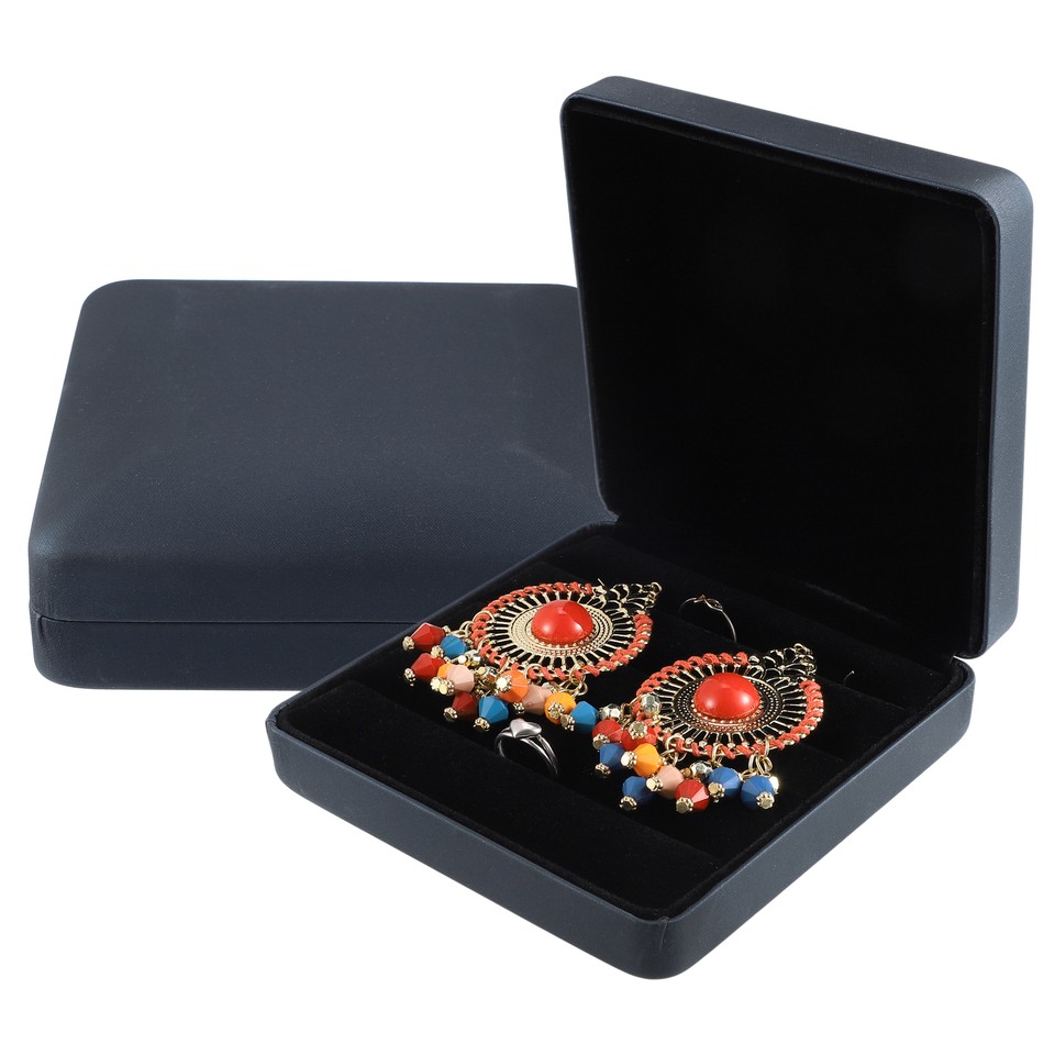 Multiple Ring Box Ring Organizer Case Velvet Gift Box for Wedding ...