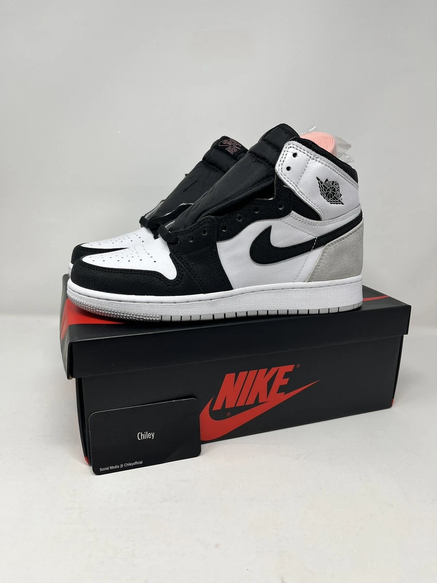 Bnew Nike Air Jordan 1 Retro High OG GS Bleached Coral 575441-108 size 7Y / 8.5W
