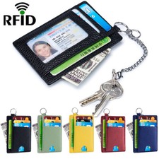 Mens Front Pocket Wallet Slim Minimalist with RFID Blocking Credit Card Holder