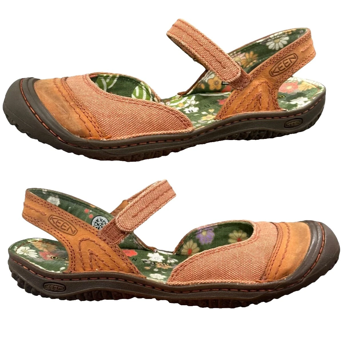 Sandalias para mujer KEEN de cuero con cuña superior