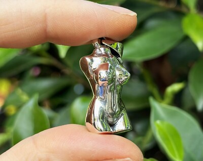 Venus Anhänger 925 STERLINGSILBER weiblicher Torso nackte Dame Erotik Nacktheit nackt