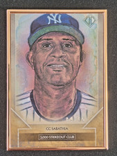 2020 Topps Transcendent Sketch Reproductions #TTCR-CCS CC Sabathia #04/95 ⚾