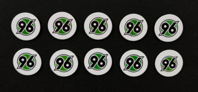 10x Hannover 96 Magnet - 2cm Logo - Fussball - Sportbild #027