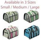 Pet Carrier Dog Cat Puppy Portable Travel Tote Bag Soft Sided Collapsible S L M