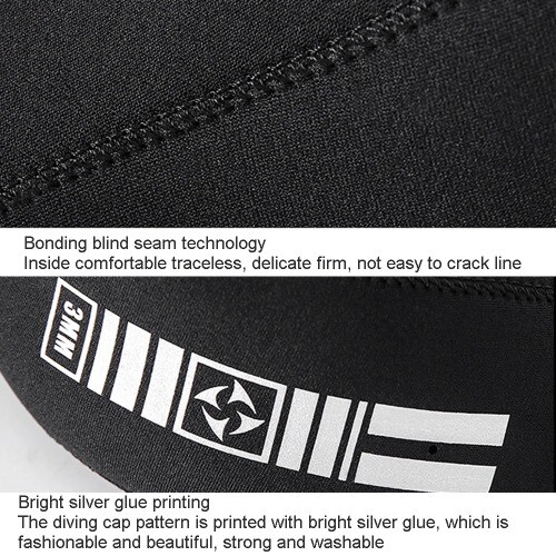 Tauchhaube 3MM Neoprenanzug Kapuze mit Schulter Schwimmen Surfen Kopfbedeckung - Bild 8 von 19