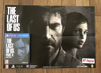 THE LAST OF US PART II 2 SPECIAL EDITION SONY PS4 NEUF VF POSTER THE LAST OF US - Photo 1/4