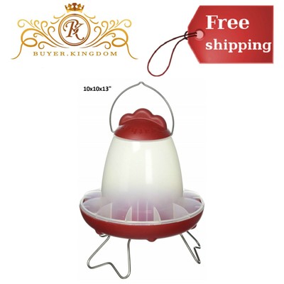 Poultry Essential Little Hen Hooded All Weather Feeder Top Fill