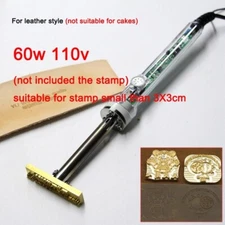 Leather Stamp Heat Embosser Branding Iron Custom Logo Electric Tools 60/150/200w