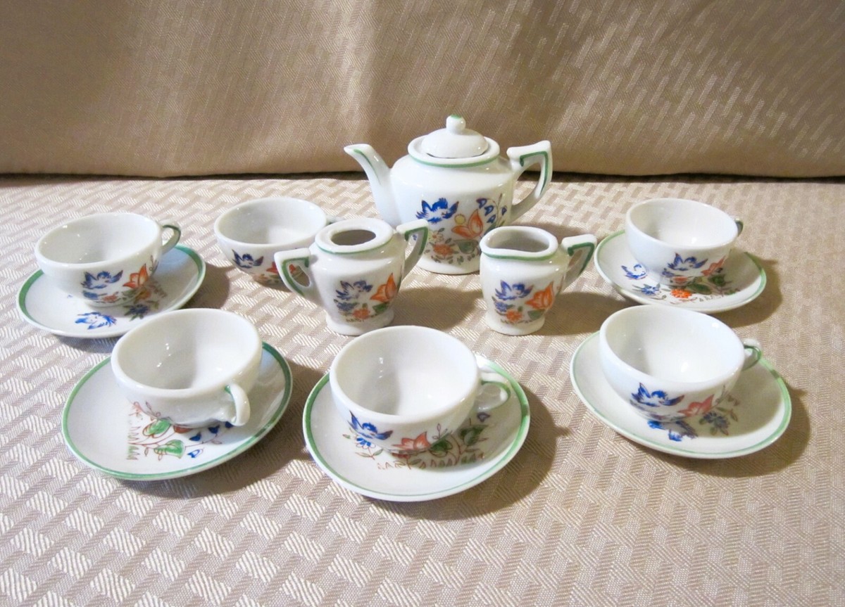 【まーちゃんさま】vintage miniature❀ 小さなお茶の時間 set Vintage, Miniature Porcelain Tea Set Made in Japan