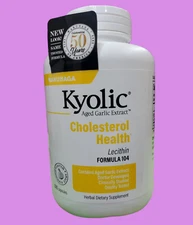 300 capsules Kyolic Aged Garlic Extract Cholesterol Formula 104,  Exp. 10/2027
