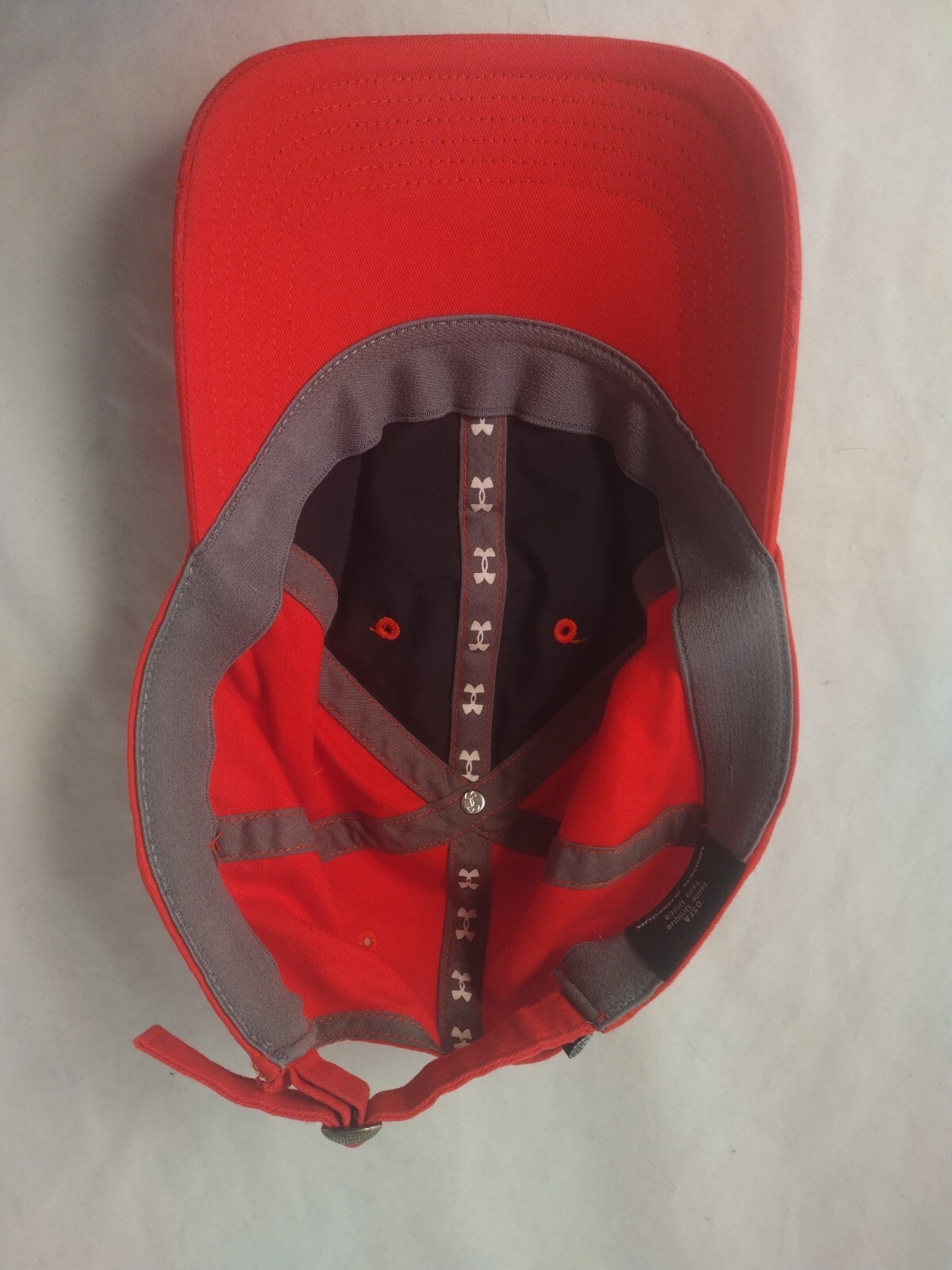 Under Armour Red Adjustable Strapback Hat/Cap-NIC… - image 6