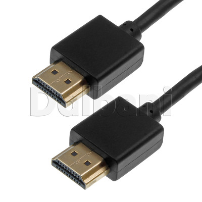 2pcs 1.5M (2pcs) Premium High Speed Flat HDMI Cable 4K Ultra HD 2K 1080P 720P