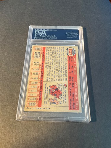 1957 Topps #327 Jim Pendleton - PSA 7 - Bild 2 von 2
