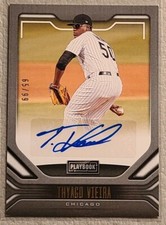 Thyago Vieira 2020 Chronicles Playbook Baseball - AUTO 65/99 - Chicago White Sox